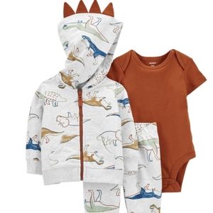 Carter's dinosaur hooded outfit